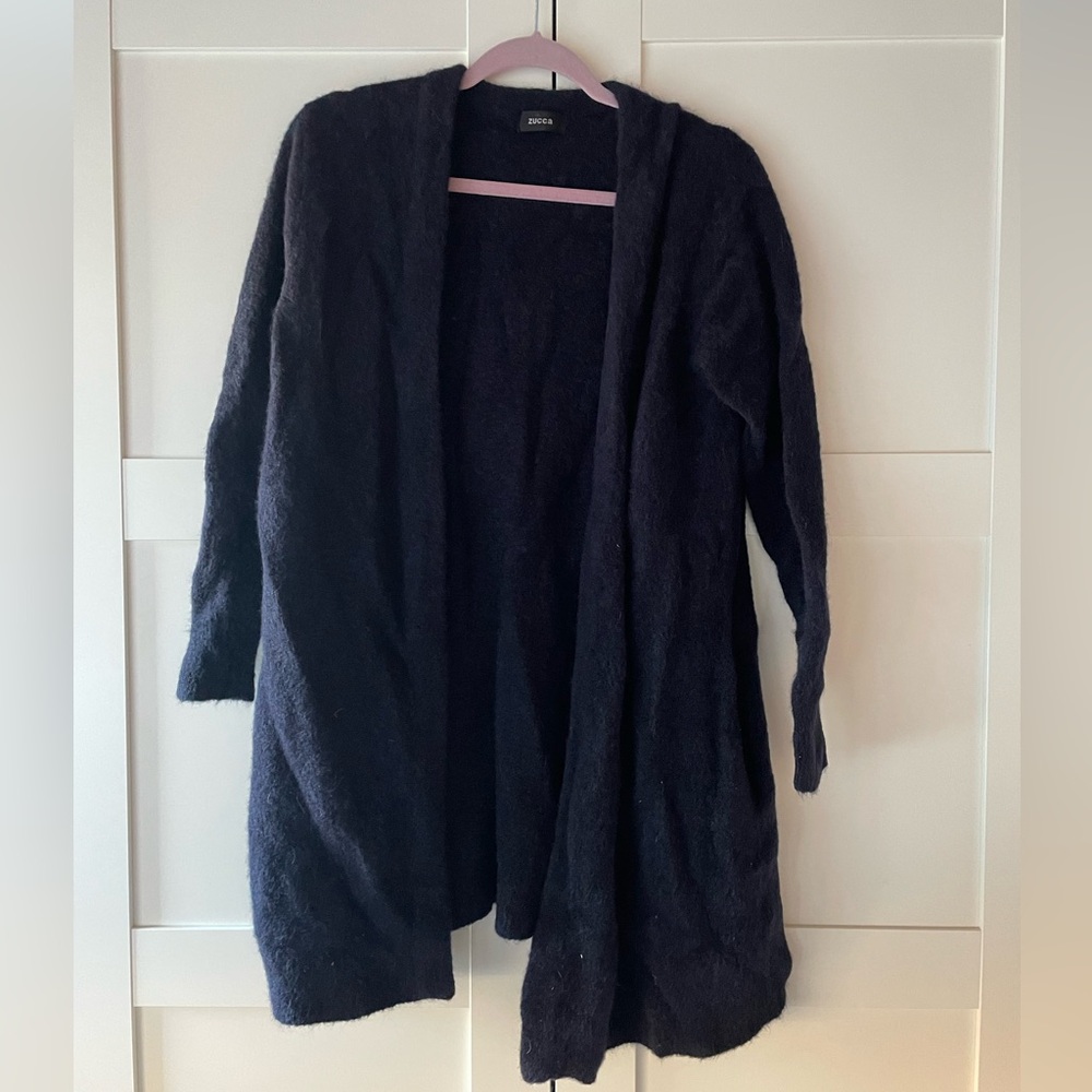 Zucca oversizedd navy cardigan